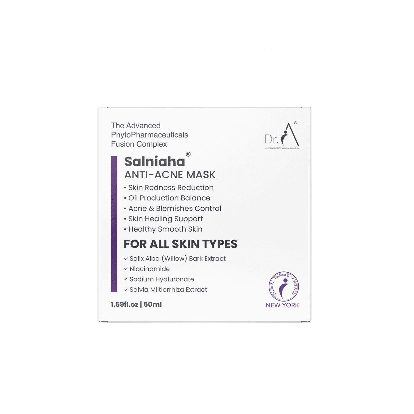 Your Dr A® Salniaha Anti-Acne Mask